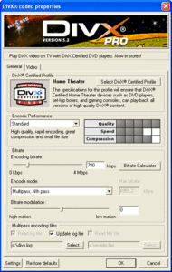 DivX Player with DivX Pro Codec (2K/XP) screenshot